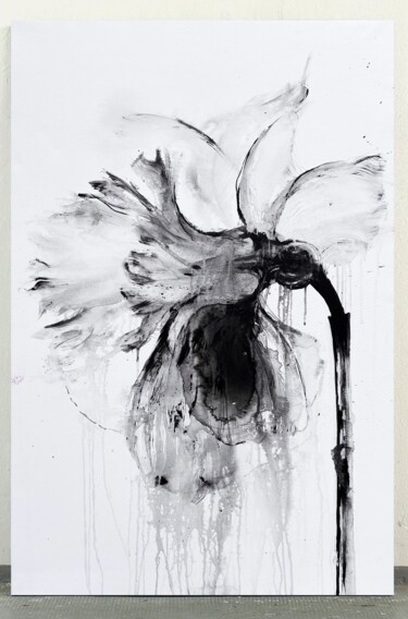 제목이 "Black and white flo…"인 미술작품 Rosi Roys로, 원작, 아크릴