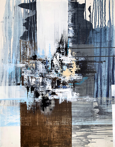 Painting titled "Blue Dream" by Tatiana Malinovscaia, Original Artwork, Acrylic