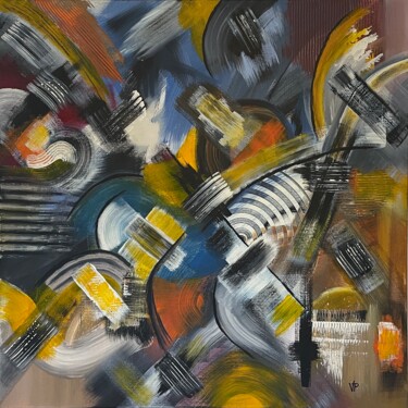 Peinture intitulée "Complexité" par Vp, Œuvre d'art originale, Acrylique Monté sur Châssis en bois