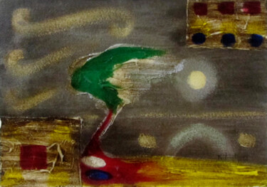 Pintura titulada "Arbre 1" por Josep Maria Fontanet Sureda, Obra de arte original, Acrílico Montado en Panel de madera