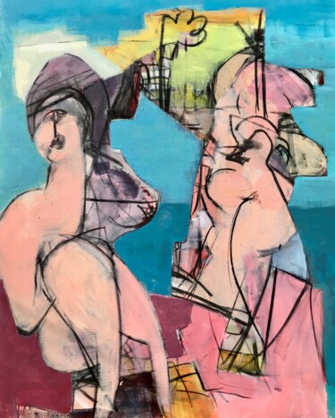 绘画 标题为“Playa” 由Óscar Luis Leonor De Frutos, 原创艺术品, 丙烯