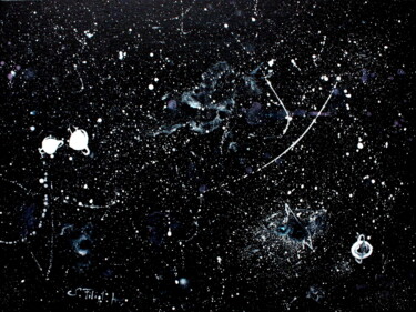 Infinity inside 绘画 标题为“Infinity inside” 由Saverio Filioli Uranio, 原创艺术品, 丙烯 安装在木质担架架上