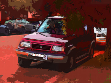 Urban Observer: The Lurker 数字艺术 标题为“Urban Observer: The…” 由Rose Marinelli, 原创艺术品, 数字油画