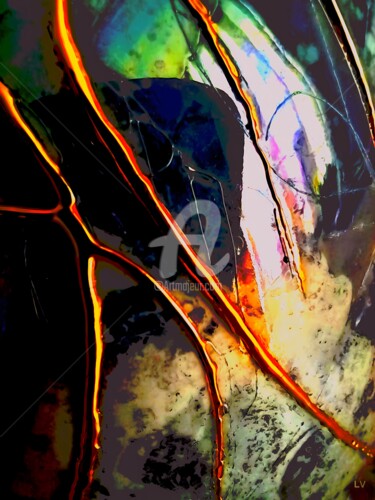 数字艺术 标题为“Abstract Porcelain…” 由Vincent Litoux, 原创艺术品, 照片蒙太奇