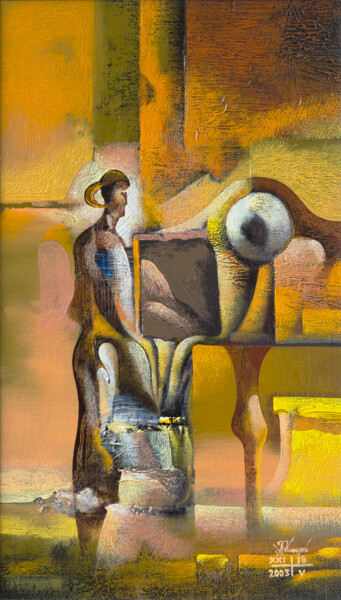 Pittura intitolato "Unity" da Ihar Kavaleu, Opera d'arte originale, Olio