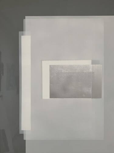绘画 标题为“Silver Linen” 由Alexandra Huelbach, 原创艺术品, 丙烯