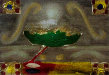Pintura titulada "Arbre 4" por Josep Maria Fontanet Sureda, Obra de arte original, Acrílico Montado en Panel de madera