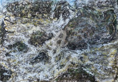 Dessin intitulée "eaux" par Thomas Eeckman, Œuvre d'art originale, Pastel