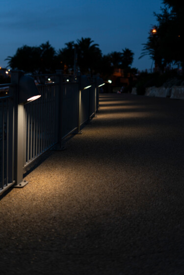 Photography titled "Descente vers la pl…" by Aurélien Comte, Original Artwork, Digital Photography