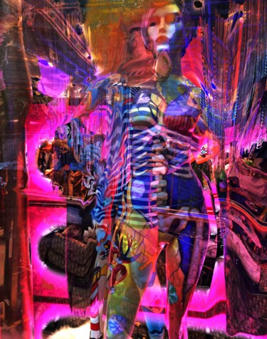 Digital Arts titled "Miss tech" by Jean-Marie Palacios, Original Artwork, 2D Digital Work