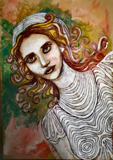 Malerei mit dem Titel "LA VIE EN ROSE" von Romina Rosati, Original-Kunstwerk, Acryl
