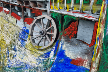 oi34v / The wheel of a soul - {$M} Collages titled "oi34v / The wheel o…" by Leni Smoragdova, Original Artwork, Collages