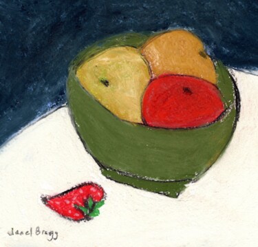 Apple and Strawberry Still Life III