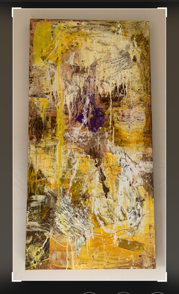 Pintura intitulada "llanto externo" por Carmen Cantos, Obras de arte originais, Acrílico Montado em Armação em madeira