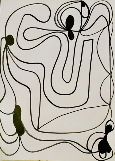 图画 标题为“Movement 1” 由Greg Powell, 原创艺术品, 标记