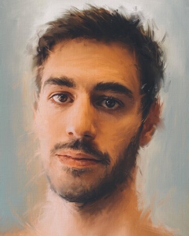 绘画 标题为“Naked eyes” 由Giovanni Sanesi, 原创艺术品, 油