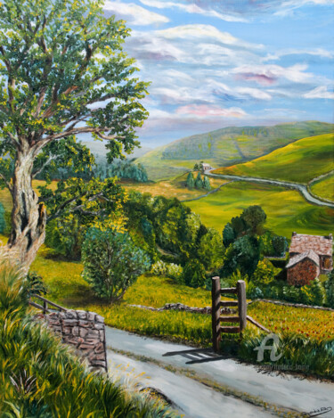 Schilderij getiteld "POINT DE VUE DE L'A…" door Frédéric Boirie, Origineel Kunstwerk, Acryl Gemonteerd op Frame voor houten…