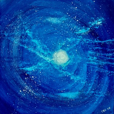 绘画 标题为“Ligth” 由Tanja Olsson, 原创艺术品, 丙烯 安装在木质担架架上