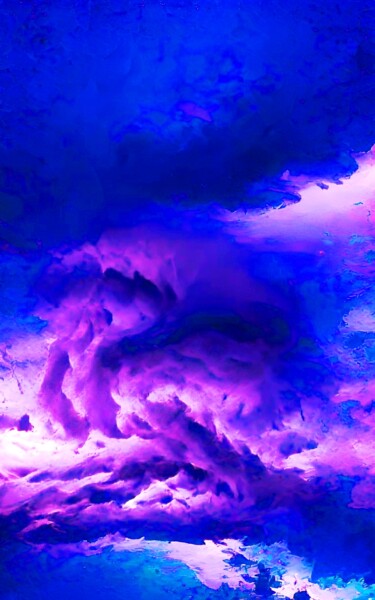 Digital Arts titled "STORM ROLLING IN TH…" by Mahesh Tolani, Original Artwork, Digital Painting