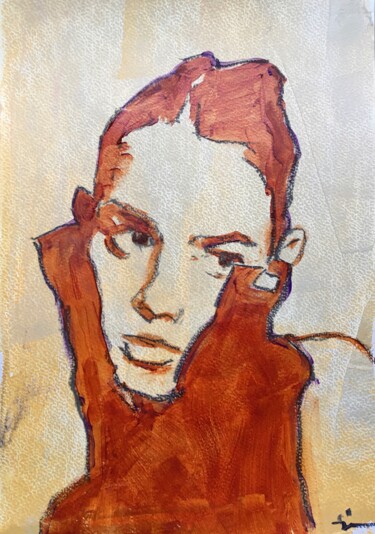Pintura titulada "Natasha" por Dominique Dève, Obra de arte original, Acrílico