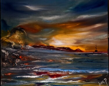 Peinture intitulée "Grande Emotzione to…" par Pascal Jung, Œuvre d'art originale, Huile