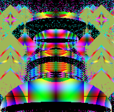 Malerei mit dem Titel "Avatar 2-1" von Yuri Vilenkin, Original-Kunstwerk, 2D digitale Arbeit