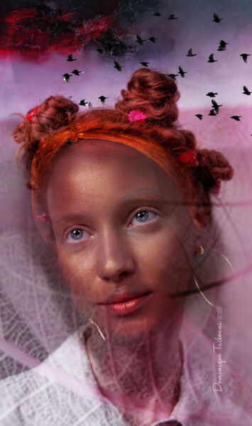 Arts numériques intitulée "j'aime le ciel" par Dominique Taïbouni, Œuvre d'art originale, Photo montage