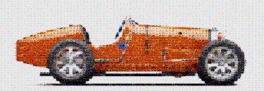 数字艺术 标题为“Bugatti competizion…” 由Gaudi .C, 原创艺术品, 2D数字工作