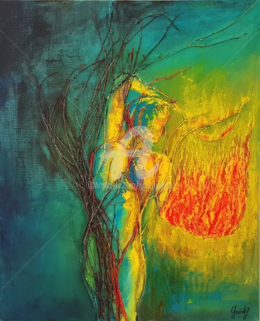 Peinture intitulée "Fascination XXII" par Gaïdg, Œuvre d'art originale, Acrylique Monté sur Châssis en bois