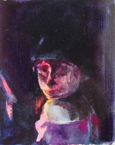 Painting titled "No title" by Cynthia Gregorova, Original Artwork, Watercolor
