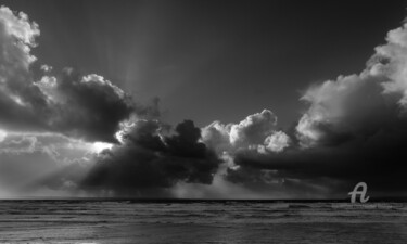 Photographie intitulée "Plage" par Michel Babkine, Œuvre d'art originale, Photographie numérique