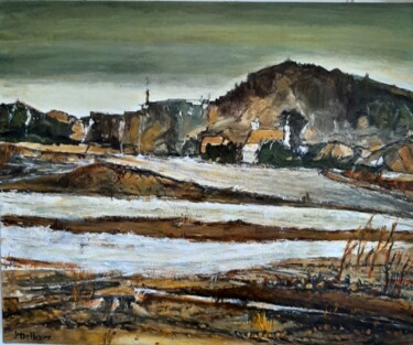 Peinture intitulée "Après l'Orage" par Jeanne-Marie Delbarre, Œuvre d'art originale, Acrylique Monté sur Châssis en bois