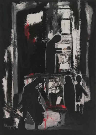 Schilderij getiteld ""ΕΙΚΟΝΕΣ 26  "" door Maria Karageorgiou, Origineel Kunstwerk, Acryl