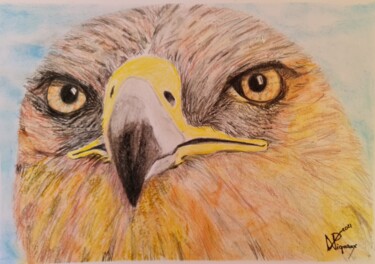 Peinture intitulée "Les Becs Acérés 1" par Philippe Vignaux, Œuvre d'art originale, Pastel