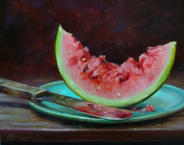 Schilderij getiteld "Sweet piece of wate…" door Vladislav Shurganov, Origineel Kunstwerk, Olie