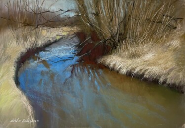 Peinture intitulée "Silence. Pastel" par Natalia Balashova. Pastelist., Œuvre d'art originale, Pastel