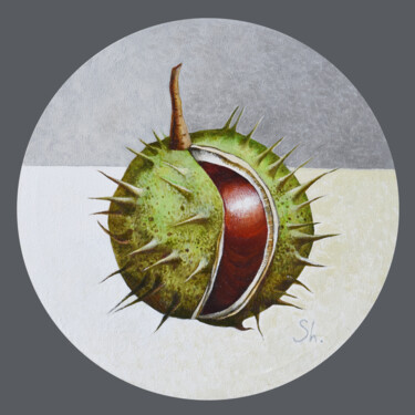 Prickle Pittura intitolato "Prickle" da Elena Shichko, Opera d'arte originale, Olio Montato su Telaio per barella in legno