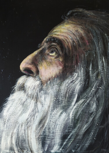 绘画 标题为“L'Expectative” 由David Stany Garnier, 原创艺术品, 丙烯
