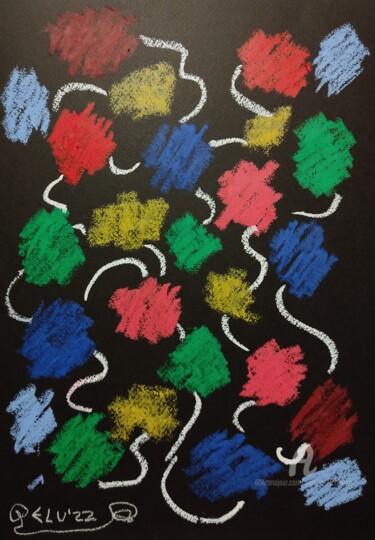 Drawing titled "Contact" by Aurelio Nicolazzo, Original Artwork, Pastel