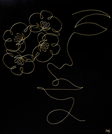 绘画 标题为“Phalaenopsis de Bal…” 由Mariya Velychko, 原创艺术品, 丙烯 安装在木质担架架上