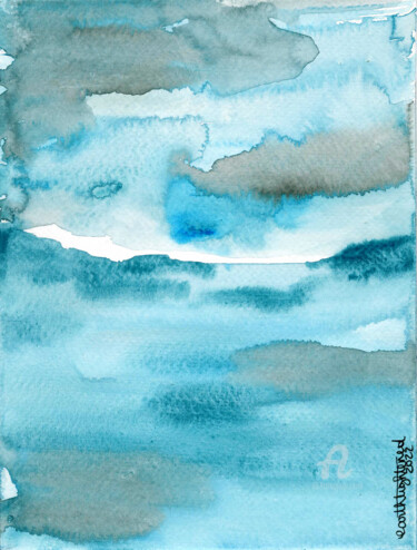 绘画 标题为“Variations 042” 由Earthlightened, 原创艺术品, 水彩