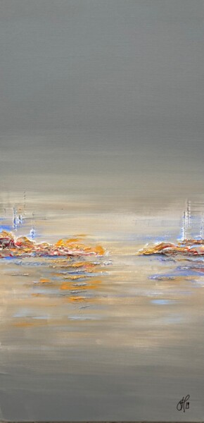 Peinture intitulée "Le passage" par Muller Odette, Œuvre d'art originale, Acrylique Monté sur Châssis en bois