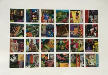 Collages titled "Voyage" by Hélène Ducos, Original Artwork, Collages