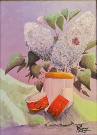 Peinture intitulée "Conso 4 : sauce tom…" par Philippe Vignaux, Œuvre d'art originale, Huile