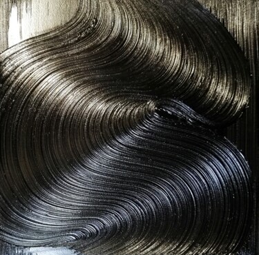 Pintura intitulada "peinture à l`huile…" por Steivan Loundou, Obras de arte originais, Óleo Montado em Armação em madeira