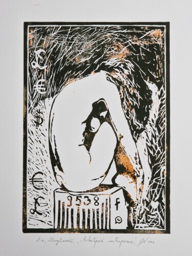 Contemporary Archetypes I Printmaking titled "Contemporary Archet…" by Valeriu-Daniel Nastase, Original Artwork, Linocuts