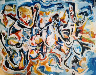 Painting titled "Genocide (1,2022)" by Andrew Walaszek, Original Artwork, Acrylic