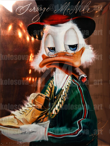 绘画 标题为“Duck McNike” 由Daria Kolosova, 原创艺术品, 油