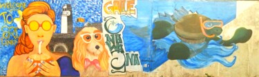 摄影 标题为“Galle, big brother…” 由Benoit Van Canneyt (Beach Art Blankenberge), 原创艺术品, 数码摄影