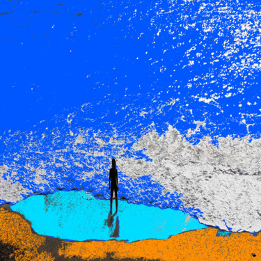 Peinture intitulée "22PN05 lumières du…" par Laydev, Œuvre d'art originale, Peinture numérique